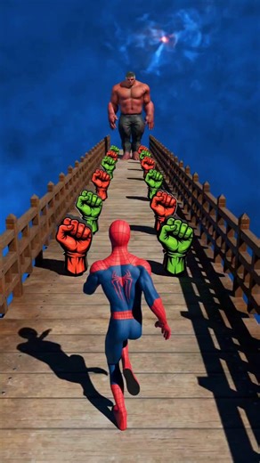 Spiderman VS 999 LVL Boss Can Spiderman Defeat Red Hulk Help Spider man