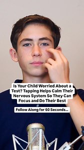 Anxious before tests or exams? Tapping can help! Test anxiety isn’t just in your head—it’s in your nervous system. When stress rises, your brain’s ability to focus and recall information becomes blocked. Tapping is a powerful tool that helps calm those stress signals, sending your brain the message: “You’re safe. You’ve got this.” If you or your child has a test coming up, tap along with Malakai in this video to help release the pressure and reset the nervous system. When the body is calm, the b