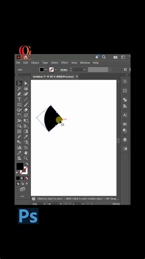 Create a Minimalist Fish Icon Using Geometric Shapes💡 | Quirky Graphic Academy
