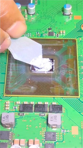 Repaste CPU (CELL.BEE) PS3 Slim to avoid overheating #pasta #ps3repair #repasta #overheating