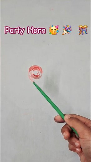 "🎉 DIY Party Horn Using Paper: Unleash Your Party Spirit in 5 Easy Steps!"