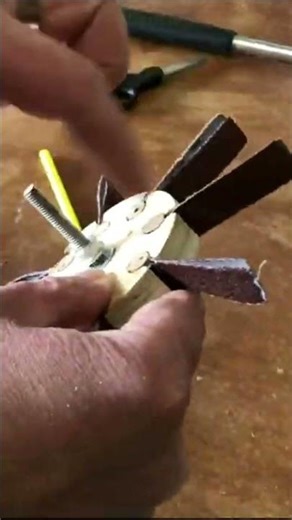 diy homemade flap sander - woodworking