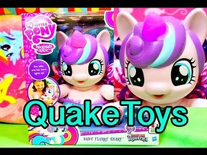 New My Little Pony Baby Flurry Heart Interactive Talking Toy Explore Equestria MLP Zapcode QuakeToys