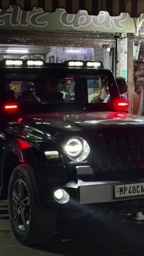 thar imported accessories available #sunshineautobhopal #ledheadlight #mahindrathar