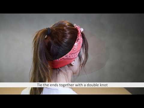 How To Tie a Headband Bandana