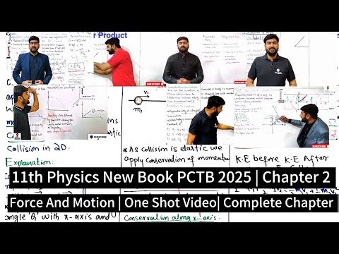 Force And Motion | Chapter 2 | One Shot Video | Complete Chapter | 11th Physics New Book PCTB 2025