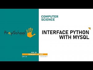 DAY 34 | COMPUTER SCIENCE | CBSE XII | INTERFACE PYTHON WITH MYSQL | L1