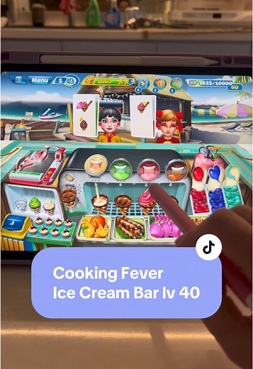Cooking Fever: Ice Cream Bar Level 40 Gameplay