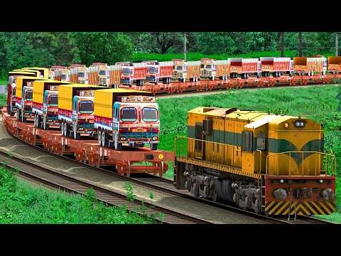 WDS6AD SHUNT LORRY CONTAINER FREIGHT TRAIN | BUMPY RAILROAD | Train Simulator | NTG GAMING