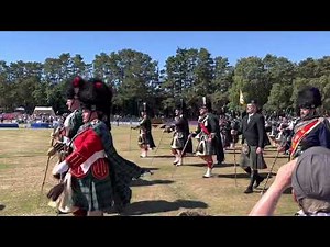 2022 Ballater Highland Games Opening Procession