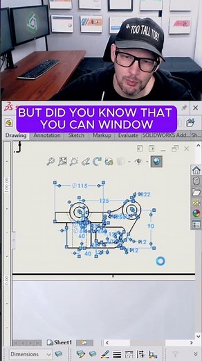 WIZARD TOOL for imported dimensions #solidworks #drawings #shortcuts #tips #tricks