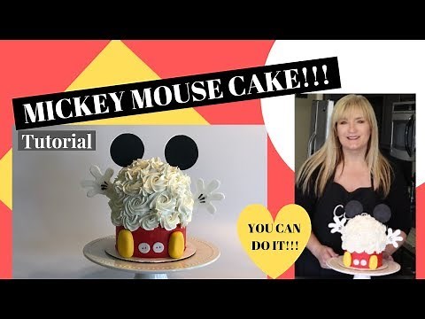 How to make a MICKEY MOUSE CAKE l Smash cake l Tutorial