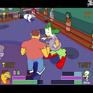 The Simpsons Wrestling : Barney vs. Krusty part 8 #reelitfeelit | Black Lung Bandit Gaming
