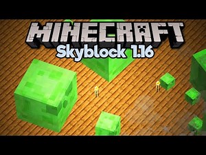 Super Simple Skyblock Slime Farm! ▫ Minecraft 1.16 Skyblock (Tutorial Let's Play) [Part 13]