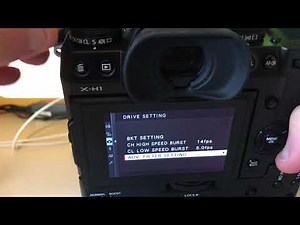 Fuji XH1 Menus and Setup