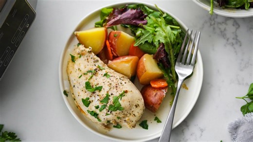 Simple slow cooker ranch chicken and potatoes recipe