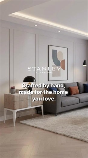 Every Stanley piece begins in the hands of artisans who honor a century-old tradition: build with intention, finish with care, and create something that feels like home the moment you see it. #stanleyfurniture #interiordesign #timelessdesign | Stanley Furniture