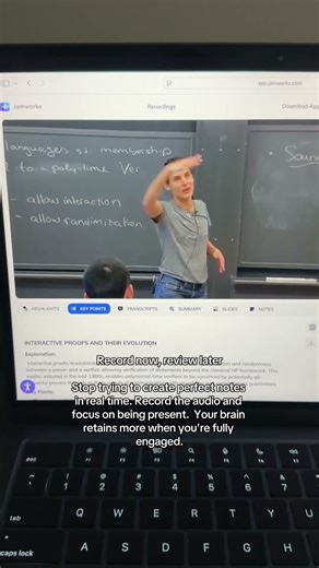 Record now, review later #fyp #jamworks #notesapp #shorts