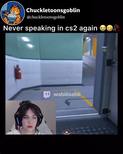 chuckletoonsgoblin on Instagram: "This video is a humor-filled montage featuring streamer Wabiisabii during a session of Counter-Strike 2. The clip highlights the chaotic and often absurd nature of voice chat in competitive gaming, specifically focusing on the “brain rot” humor prevalent in the community. As Wabiisabii attempts to play and communicate, her teammates repeatedly interrupt her or respond to her voice with high-pitched, distorted sound effects, memes (like a screaming Wario), and no