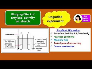 BIOLOGY F4 C9 UNGUIDED EXPT ON ACTIVITY 9.1 EFFECT OF AMYLASE ON STARCH (PAPER 3 SPM #spm #igcse