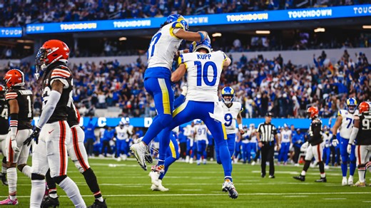 HIGHLIGHTS: Rams WR Cooper Kupp makes a catch in the end zone for a touchdown against the Browns