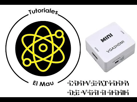 como convertir de VGA a HDMI Conecta tu PC a una pantalla