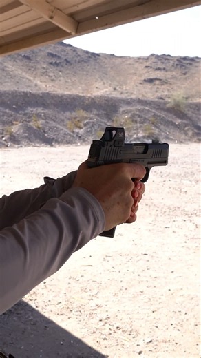 Hannah practicing a Bill Drill from Concealed with the Sig P365 & The P365 MTX +3