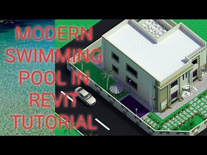 Swimming Pool in Revit Tutorial || Modern Swimming Pool in Revit Tutorial
