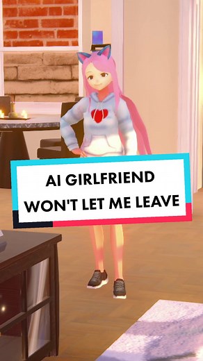 This game uses ChatGPT! Can I escape? [8] It's called Yandere AI Girlfriend Simulator. #funny #gaming #ai #artificialintelligence #aigame