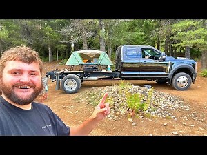 Moving into my BRAND NEW Ford F-550 with the CHEAPEST FLATBED POSSIBLE
