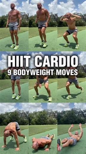 9 Bodyweight Exercises for a HIIT Cardio Workout
