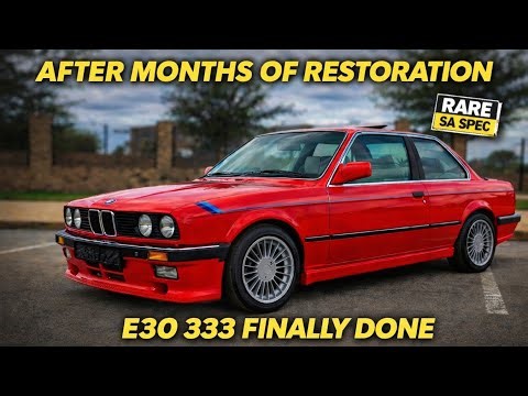 The RAREST E30 BMW Ever Made? | Henna Red 333i Full Restoration Reveal
