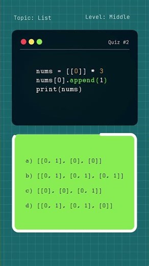 Python List Quiz #2 🐍 | What Will Be the Output? 💡