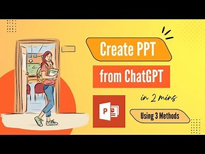 Create PowerPoint PPT in 2 Minutes using ChatGPT | 3 Methods explained