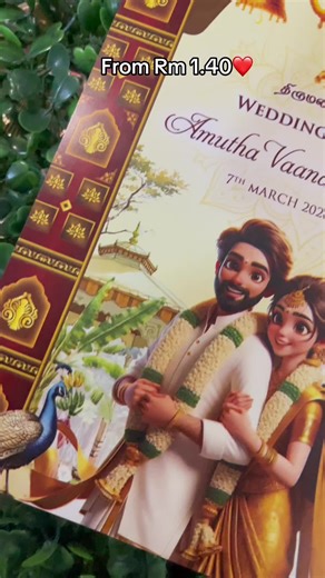 Custom Made A5 Invitations Starting at RM1.40