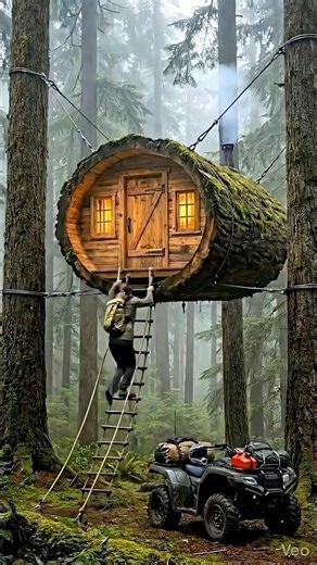 Escape from the Lion to the Tree House 🌲🏡