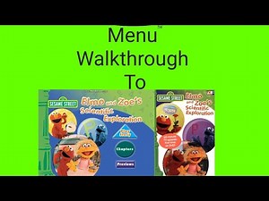 Sesame Street Elmo And Zoe's Scientific Exploration DVD Menu Walkthrough