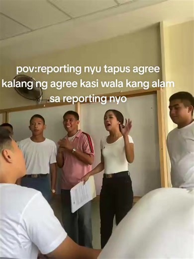 pov: reporting nyu tapus agree kalang ng agree kasi wala kang alam sa reporting nyo