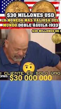 $30 MILLION FOR A 1933 DOUBLE EAGLE COIN 💎⚡😍 #thepriceofhistory #EAGLE C1