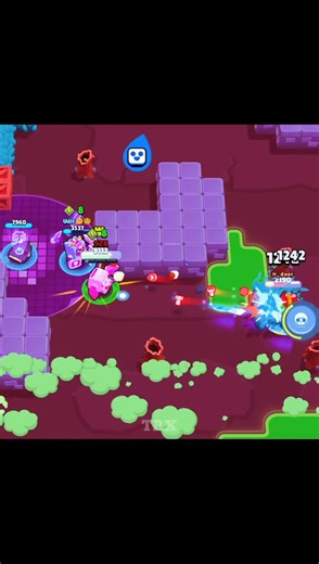 Showdown strategy with 8-BIT. #brawlstars #shorts