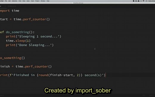 Python Threading 多线程教程