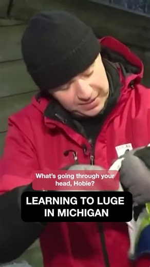 Local 4's Hobie Artigue learns to luge in Michigan ahead of the Winter Olympics.