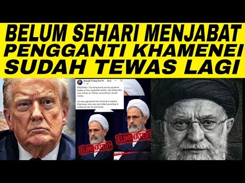 🚨AS Makin menggila. Belum sehari menjabat Pengganti Khamenai Sudah T3w4s Lagi