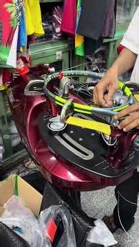 Stringing Process , Babolat Racket Pure Aero 100 Team 2026 + Luxilon Alu Power Rough 125 by Anugerah