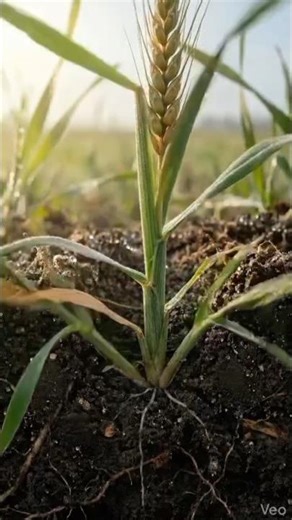 Wheat Seed to Harvest 🌾 Full Growth Timelapse #Shorts