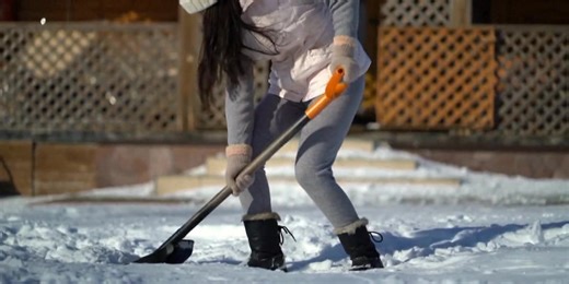Snow shoveling safety tips