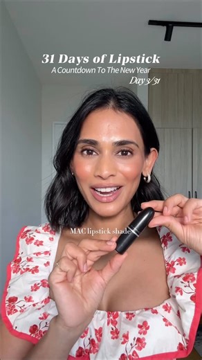 Varsha Reddy | Your Brown Beauty Guide📍Auckland, New Zealand on Instagram: "Theme: The lipstick I wore on my wedding day 31 days of lipstick swatches for the holiday season. PS - I have so many makeup learnings from my wedding day! Let me know if you want story time! Follow @browngirlcertified for lipstick swatches. The shade that felt soft, timeless, and completely me. A muted rose that lifted my face without taking attention away from anything else. It sits in a pink-rose space with a touch o