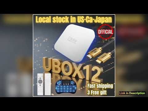 Genuine2025 NEWARRIVAL UBOX 12 unblock tech tv box ubox12 best set top Android box vs evpad 11P