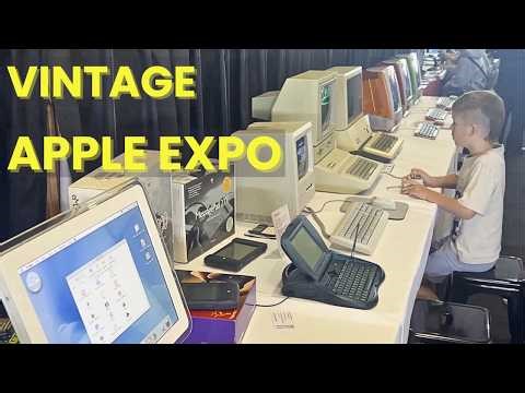 Computer Hobby Expo Vintage Apple Computers on Display