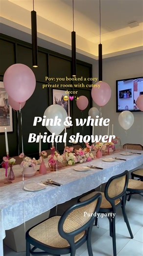 Surprise Bridal Shower Table Decor Ideas